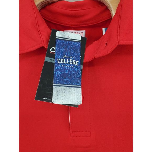 Wisconsin Badgers Collegiate College Golf Polo Shirt Men's Size XL New Very Soft - Picture 4 of 5